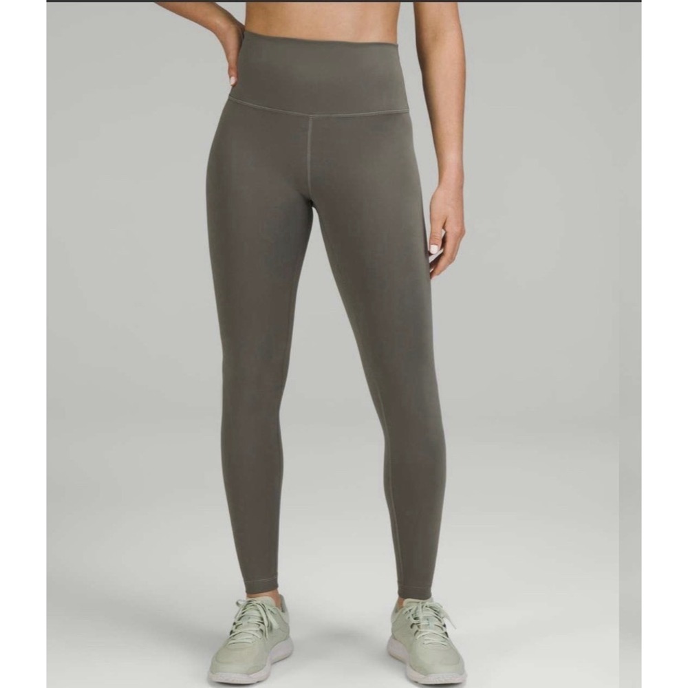 Lululemon Wunder Train High-Rise Tight 28" Grey Sage Size 2 - Perfect Condition